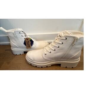 Palladium Womens PAMPA HI Star White Size 8.5 Boots High Top Canvas Classic